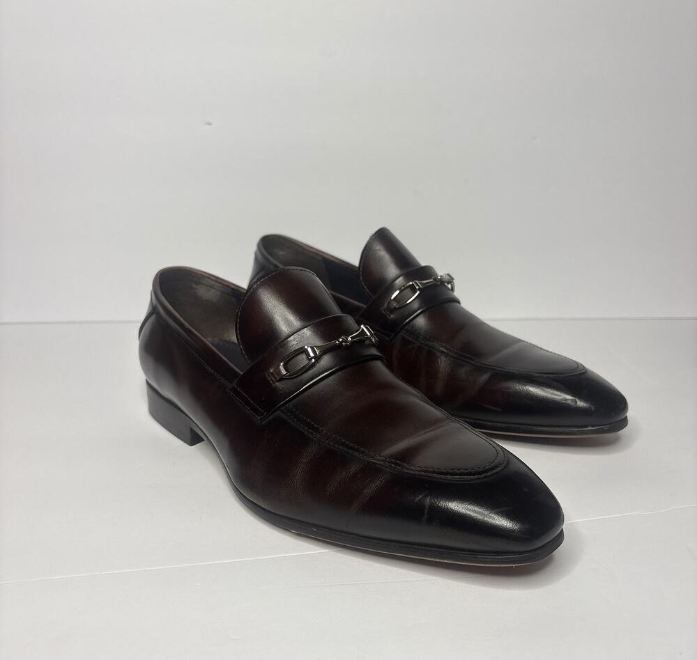 Private Custom New York 100% Leather Horsebit Loafers Brown Sz 11 w/ Box